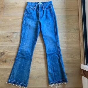 madewell bootcut jeans size 25 never worn